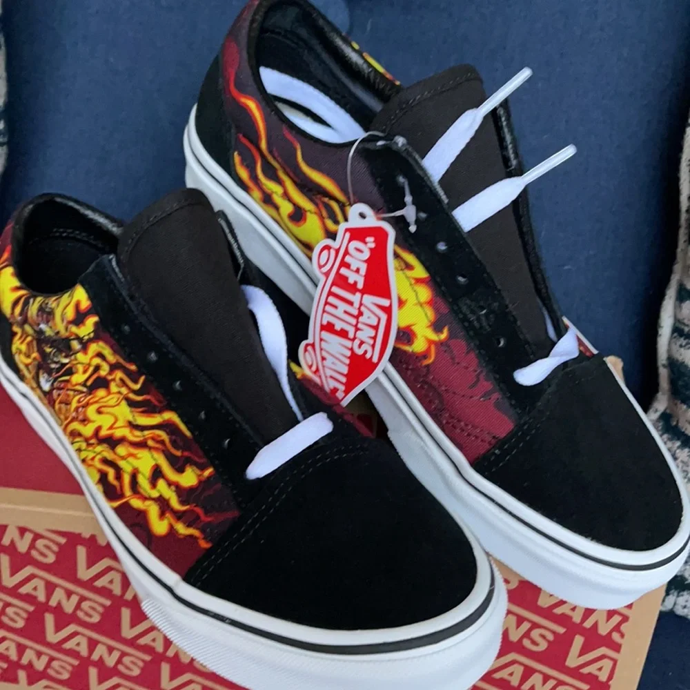 Vans Old Skool Samurai Rising Black/True White MENS - Picture 8 of 16